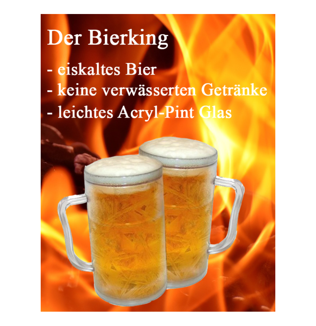 Ice King Bier Glas- und Becher-Set – ideal für gekühlte Erfrischungen