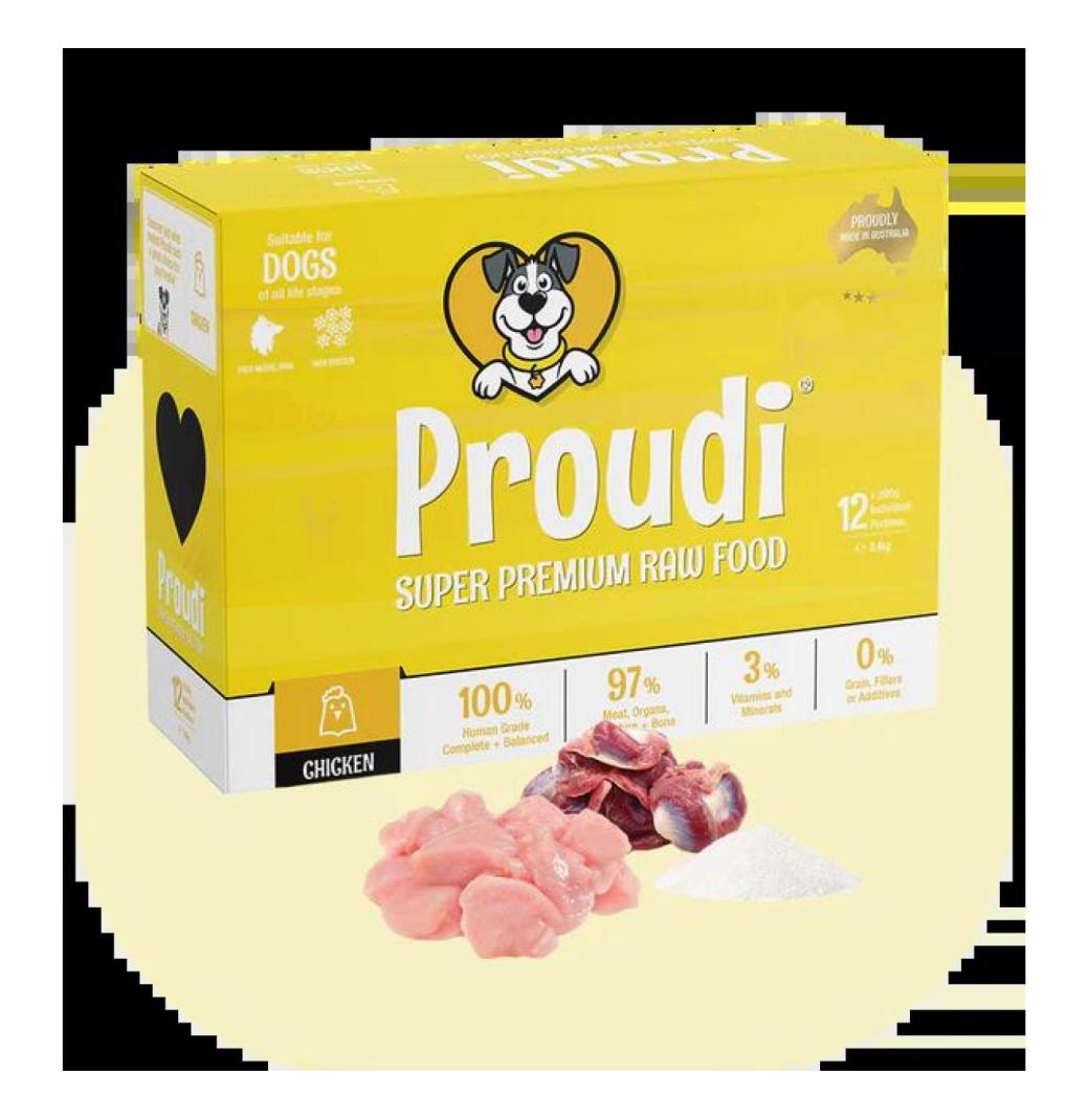 Single Protein Chicken Raw Patties for Dogs