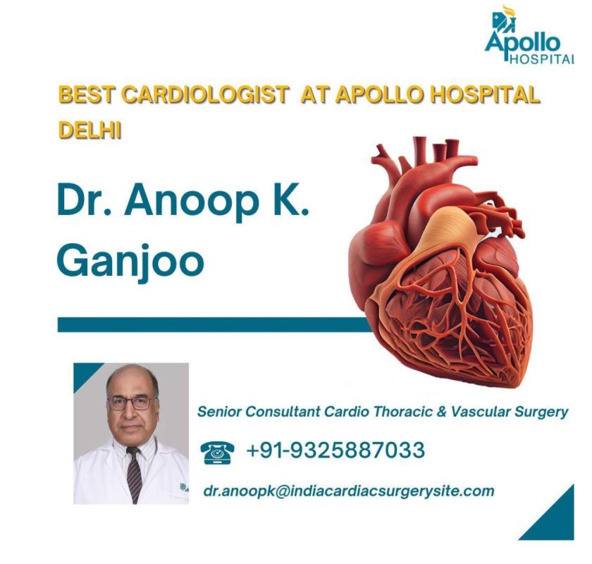 Dr. Anoop K. Ganjoo Cardiologist India