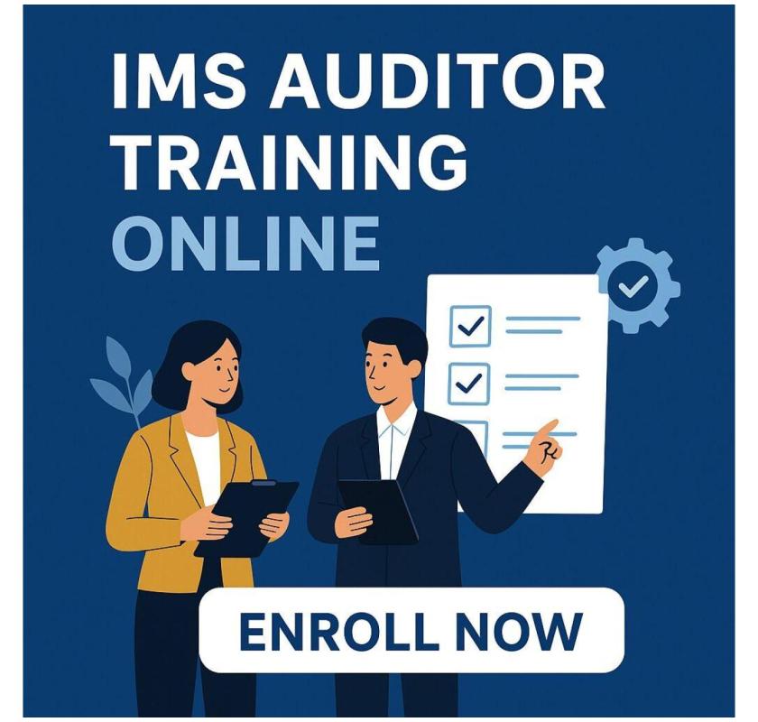 IMS Auditor Training with Certification 