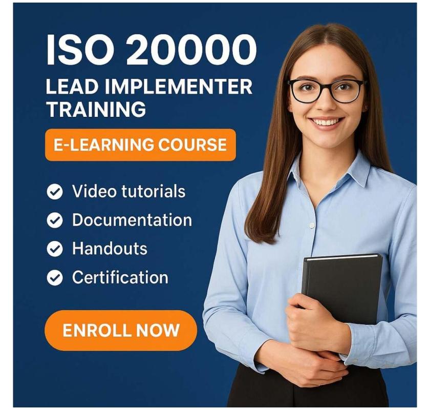 ISO 20000 Lead Implementer Training Online