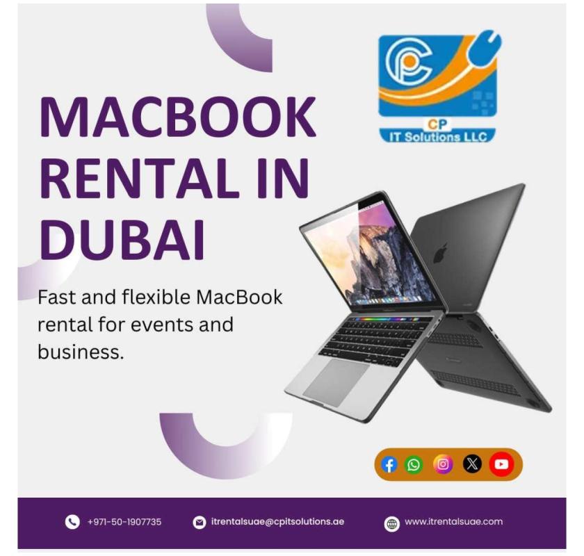 Top-Notch Event MacBook Rental in Dubai