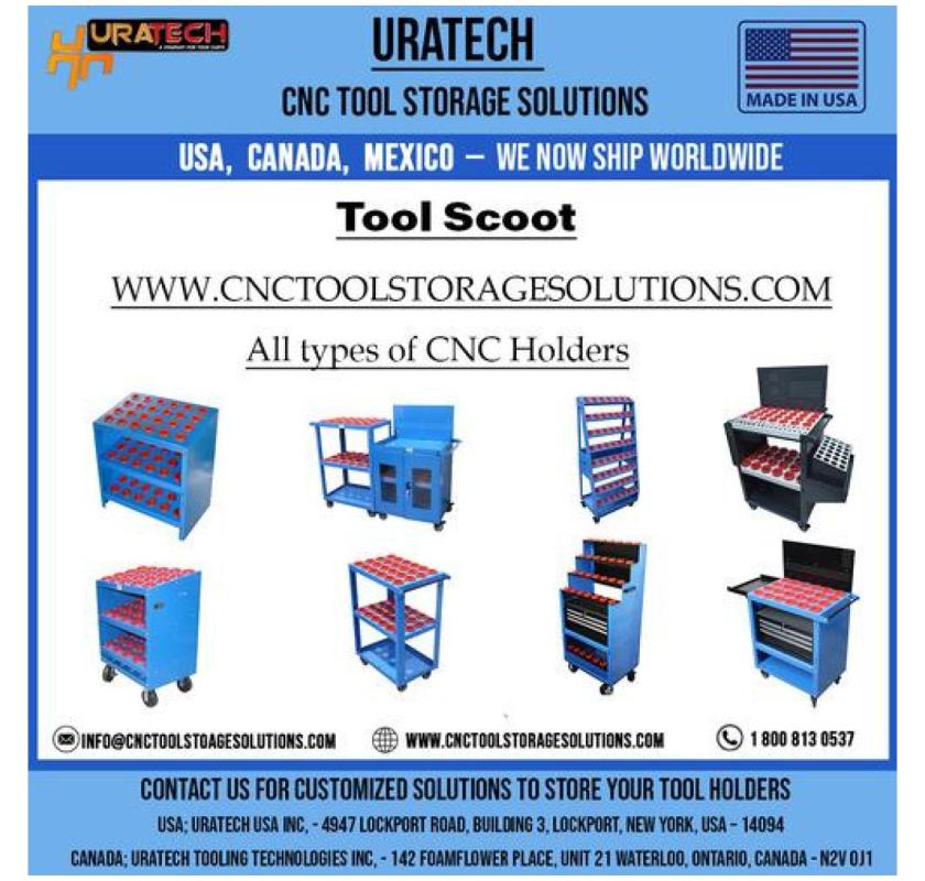 Tool Scoot – Heavy-Duty CNC Tool Holder Storage by Uratech