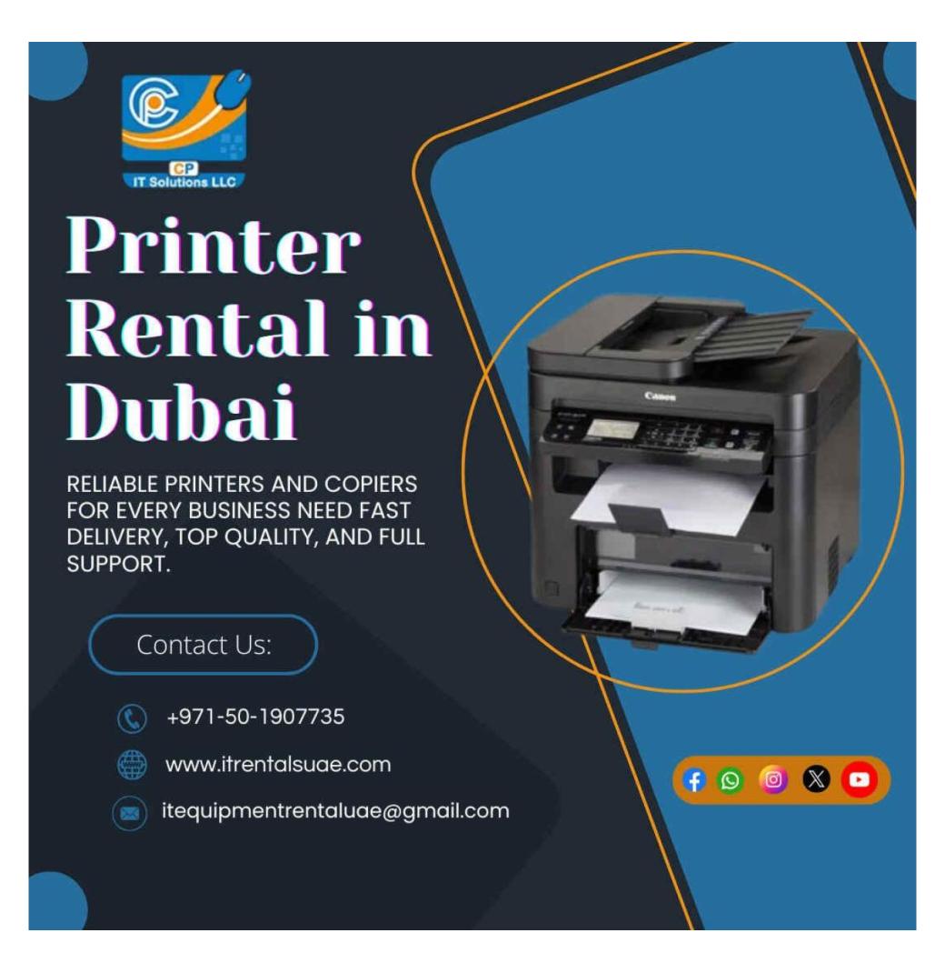 Best Printer Rentals for Small Businesses in Dubai