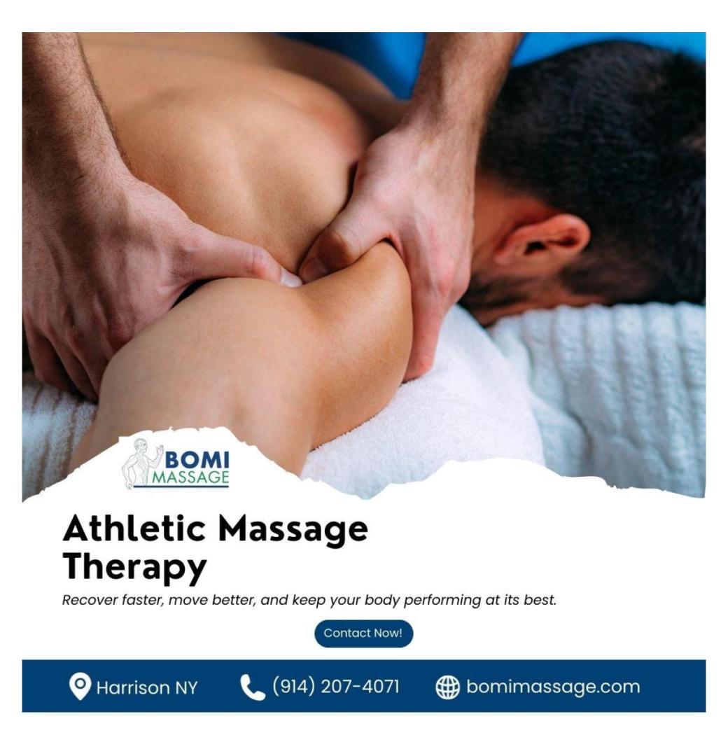 Athletic Massage Therapy Harrison NY
