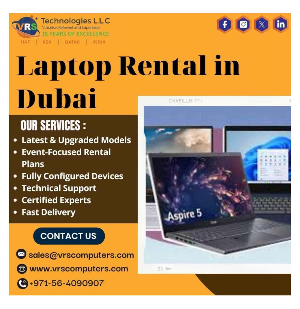 Can Events Improve Using Reliable Laptop Rental in Dubai?