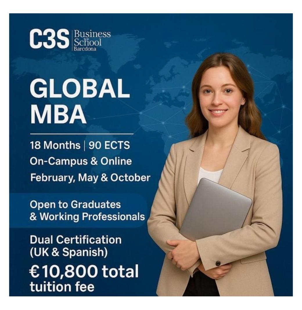Global MBA at C3S Business School: Your Gateway to International Leadership