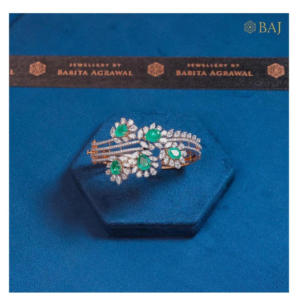 Luxury Diamond Kada Bracelets for Women | Babita Agrawal Jewellery