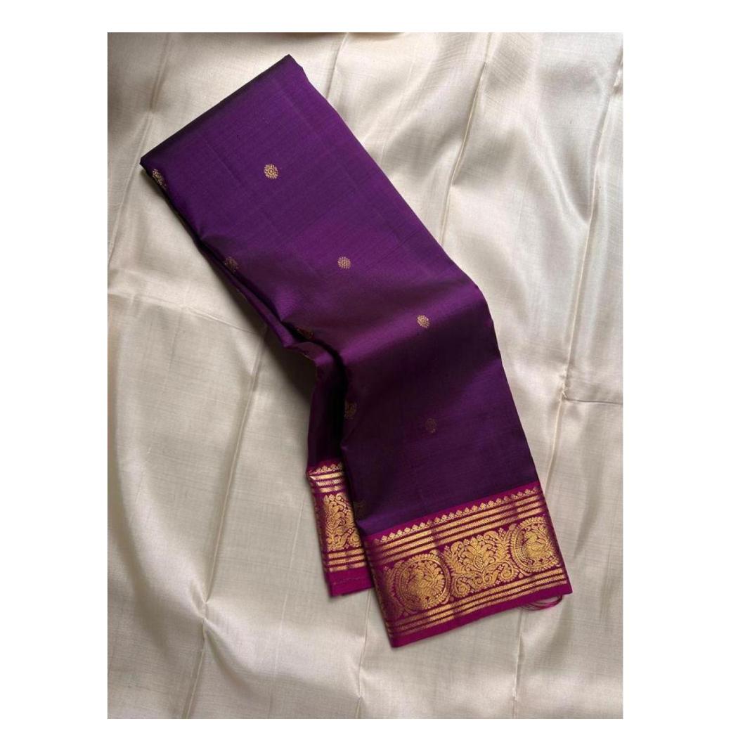 Is this purple saree suitable for festive events?