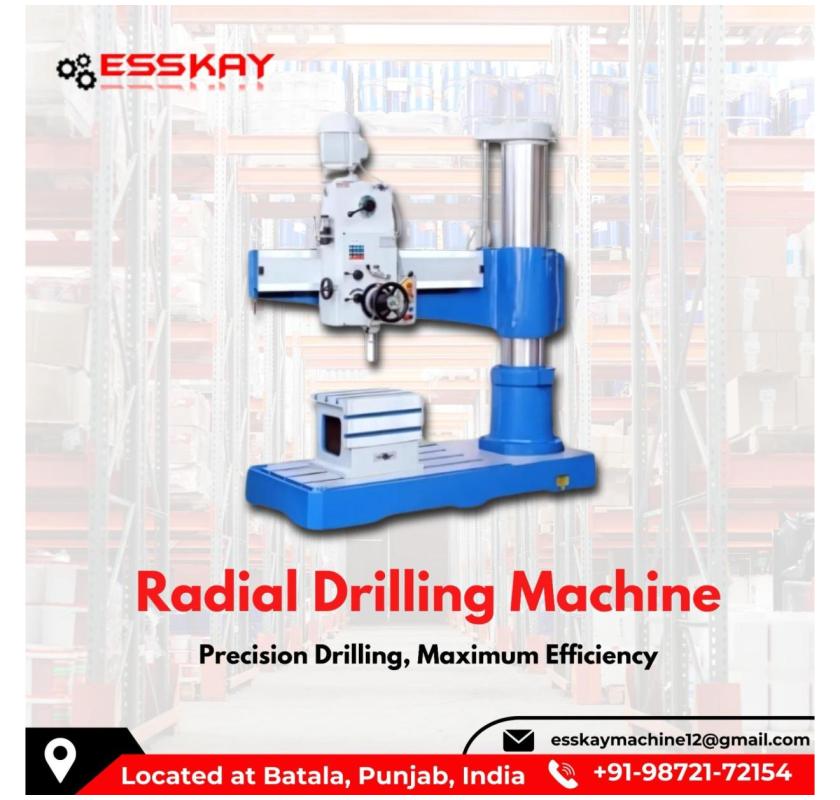 High-Performance Radial Drilling Machines for Industrial Use