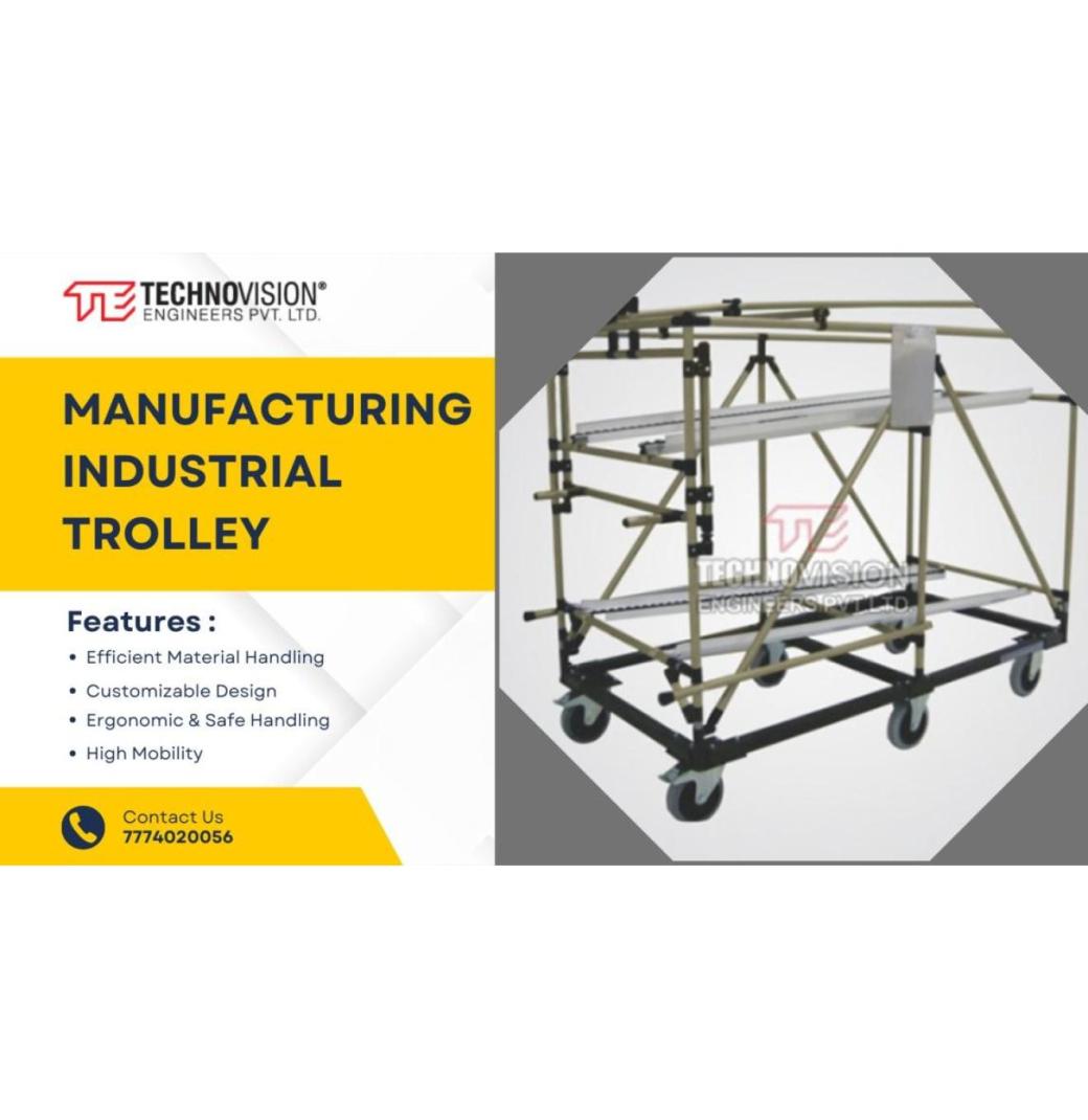 Industrial PJS Trolley Manufactured : A Cost-Effective and Versatile Handling Solution