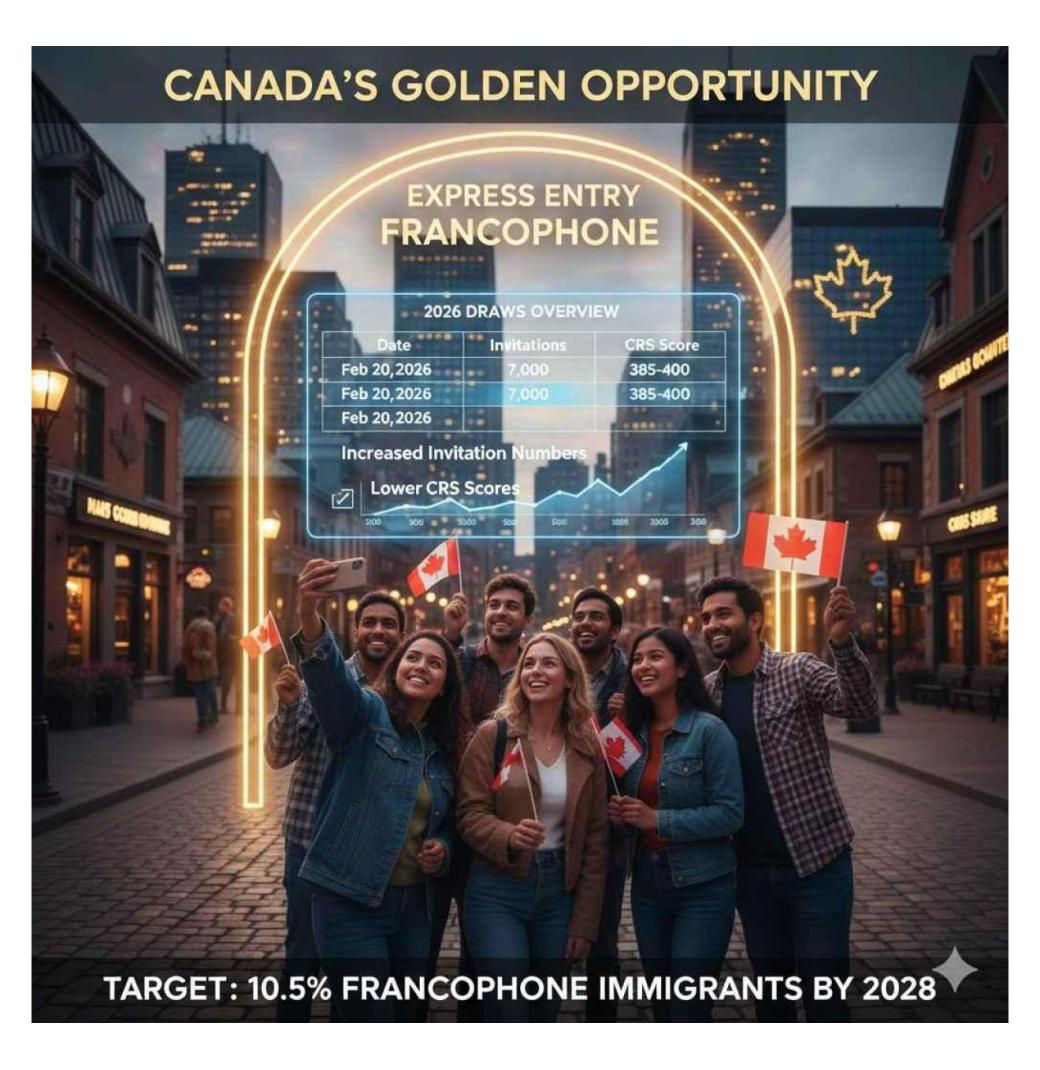 Comprehensive Analysis of Express Entry Francophone Immigration Draws (2026)