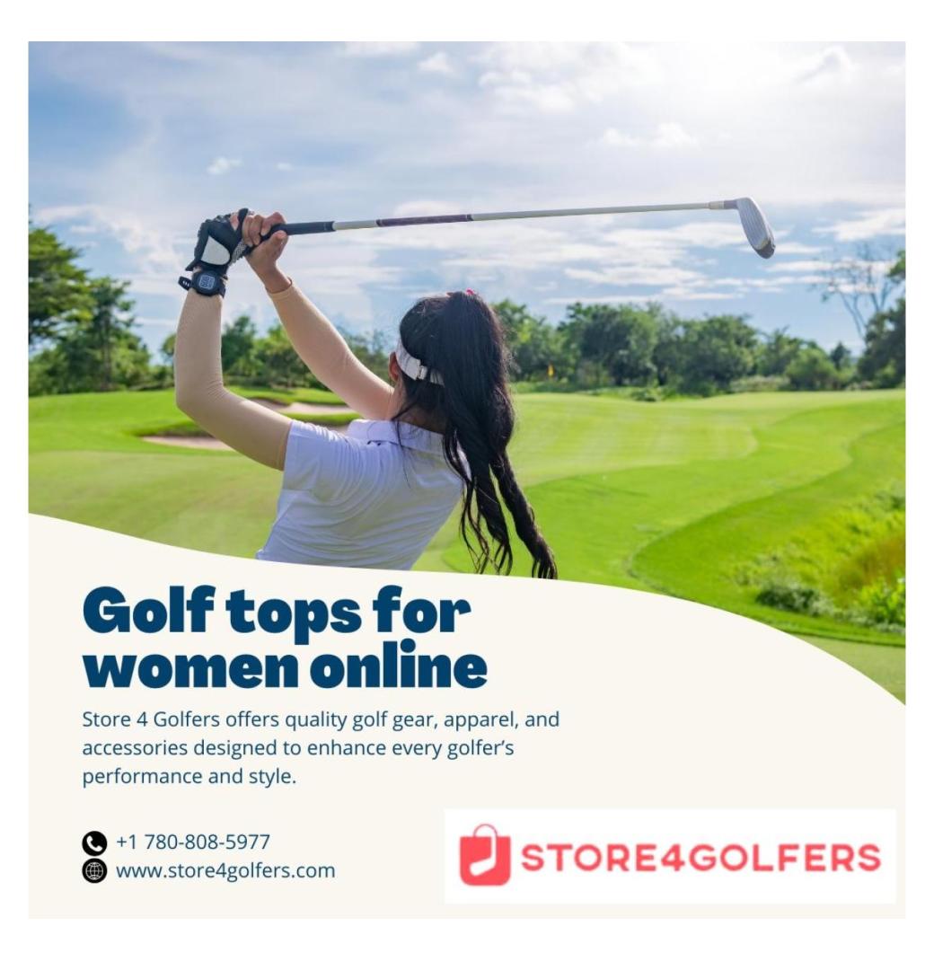 Stylish & Comfortable Women’s Golf Tops Online