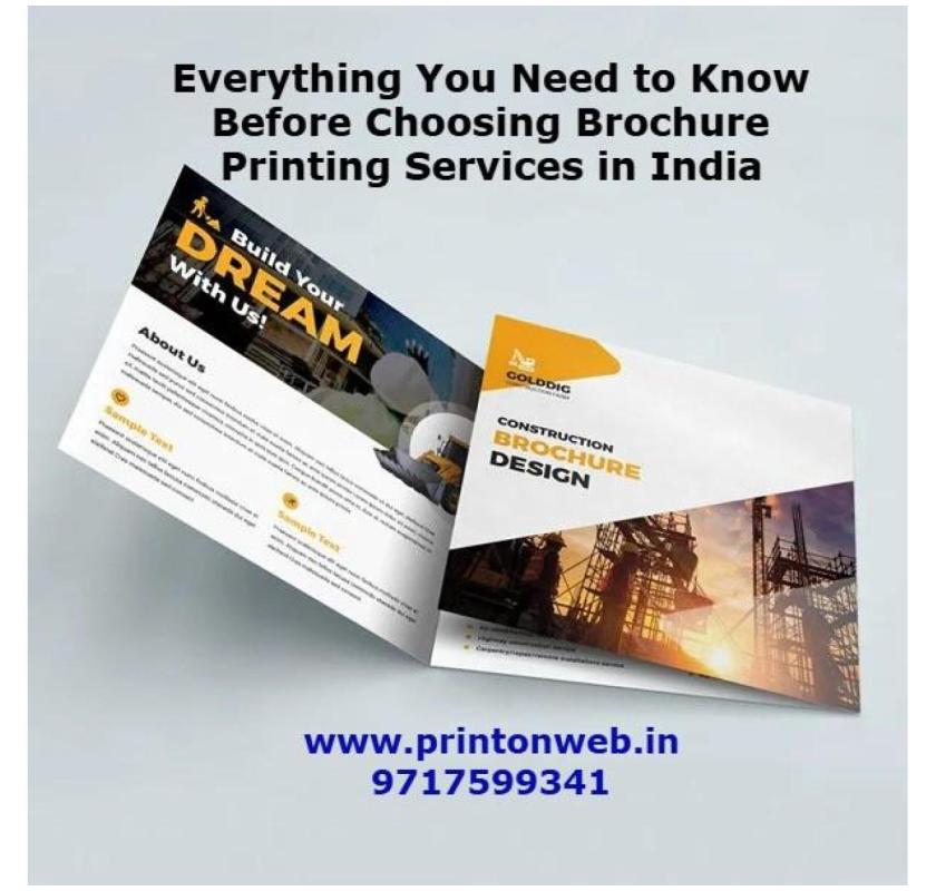 Trusted Brochure Printing Company