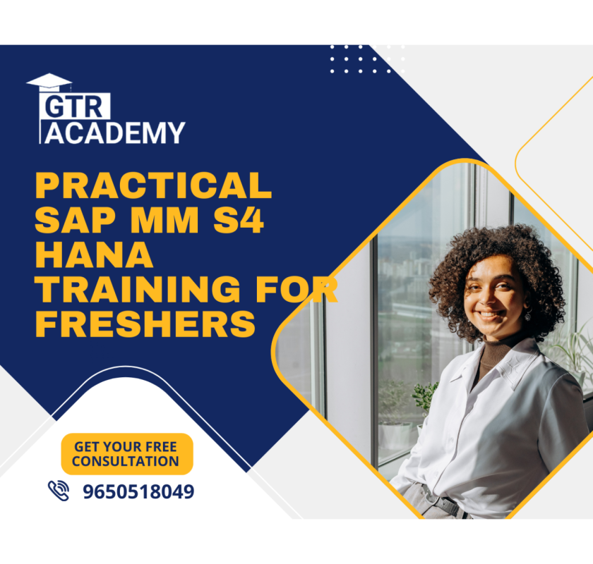 Practical SAP MM S4 HANA Training for Freshers