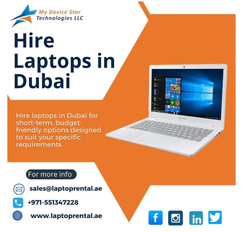 Best Place to Hire Laptops for IT Training in UAE?