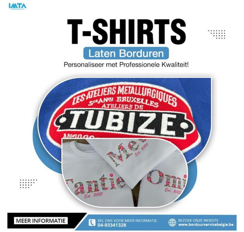 T-Shirts Laten Borduren – Personaliseer met Professionele Kwaliteit