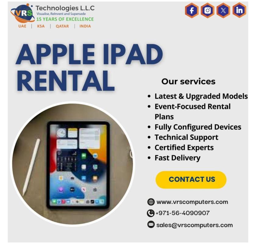How Do Events Operate Efficiently Using Apple Ipad Rental?