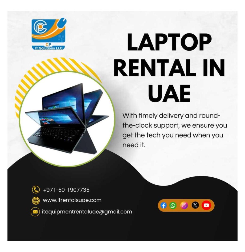 Best Laptop Rental Deals in Dubai for Events