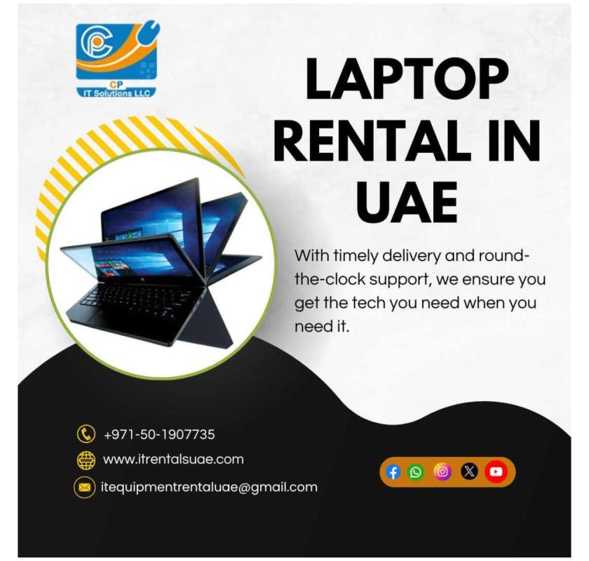 Best Laptop Rental Deals in Dubai for Events