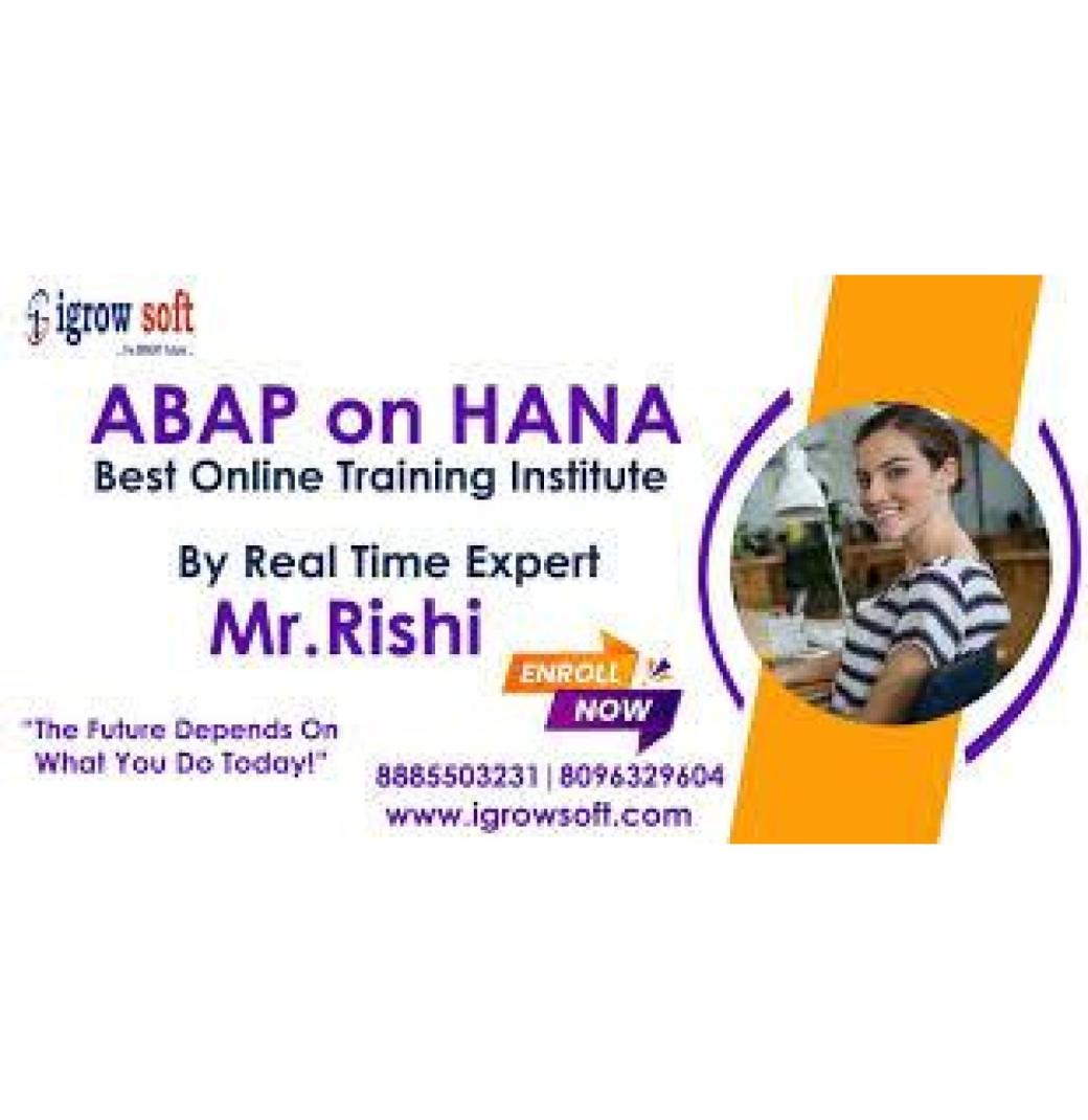 SAP ABAP on HANA Online Training in Hyderabad | Igrowsoft