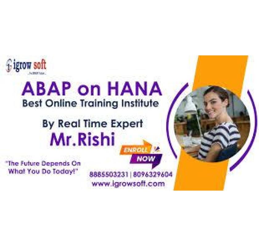 SAP ABAP on HANA Online Training in Hyderabad | Igrowsoft