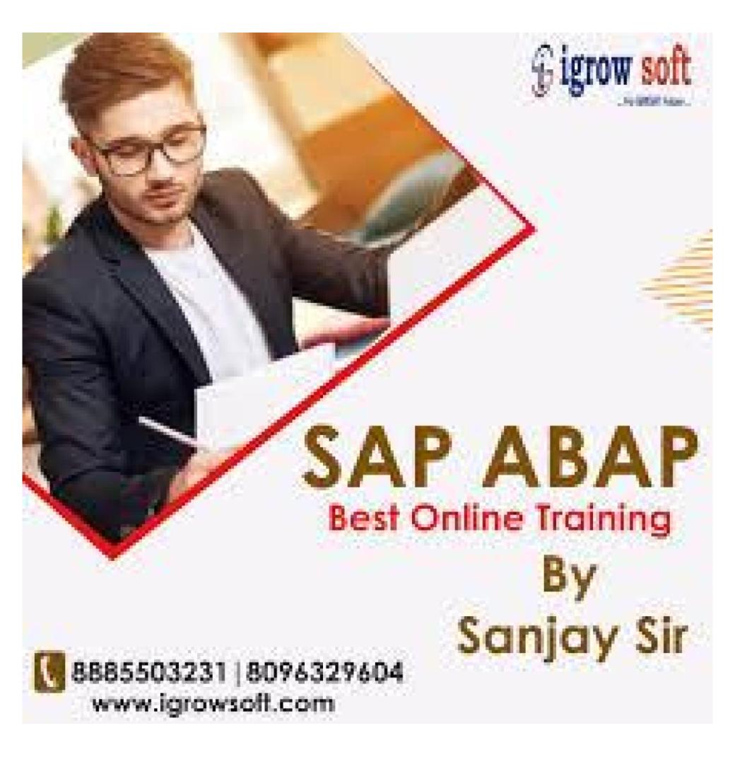 SAP ABAP on HANA Online Training in Hyderabad | Igrowsoft - 2/2