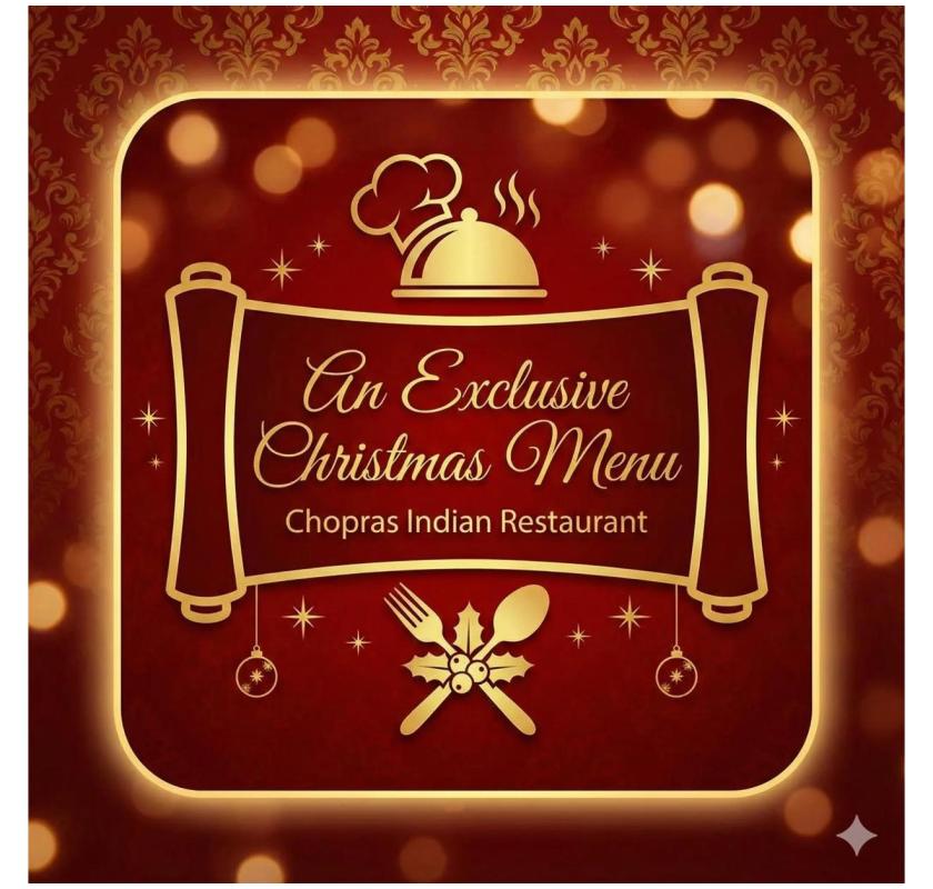 Christmas Dinner in Den Haag at Chopras Indian Restaurant 2025