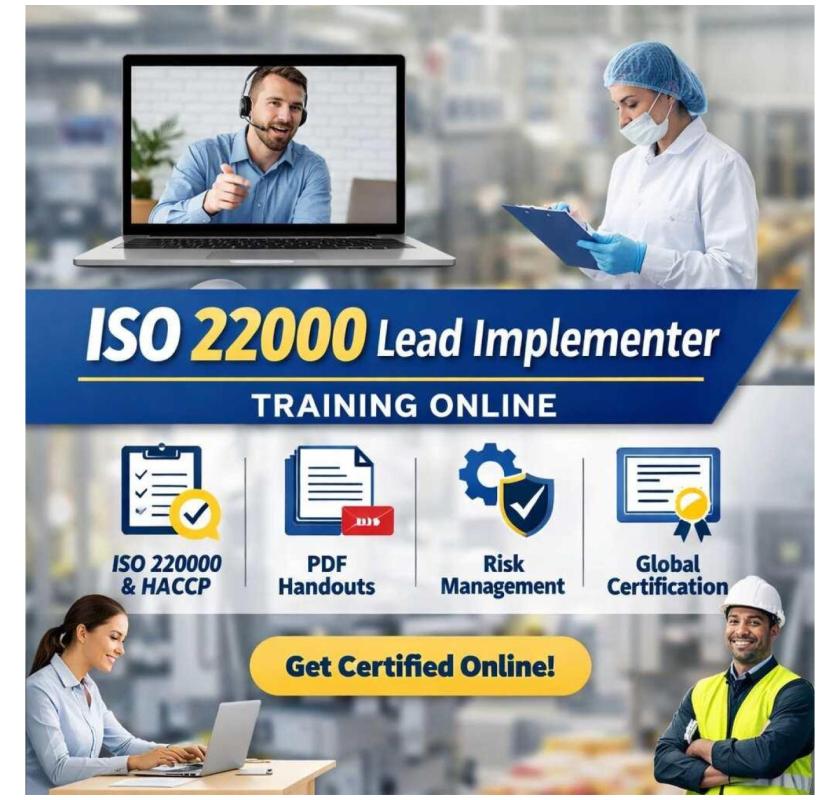 ISO 22000 Lead Implementer Training Online Course