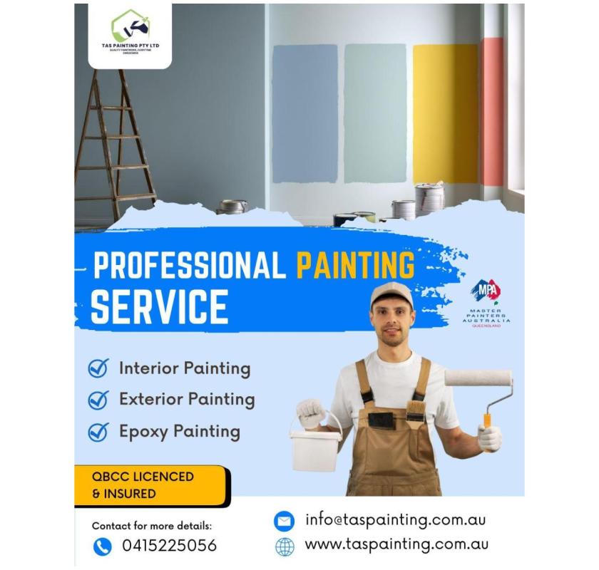 Get the Best Painters in Brisbane with Tas Painting Pty Ltd