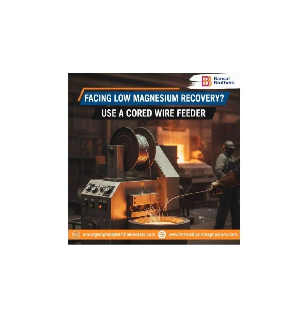Facing Low Magnesium Recovery? Use a Cored Wire Feeder