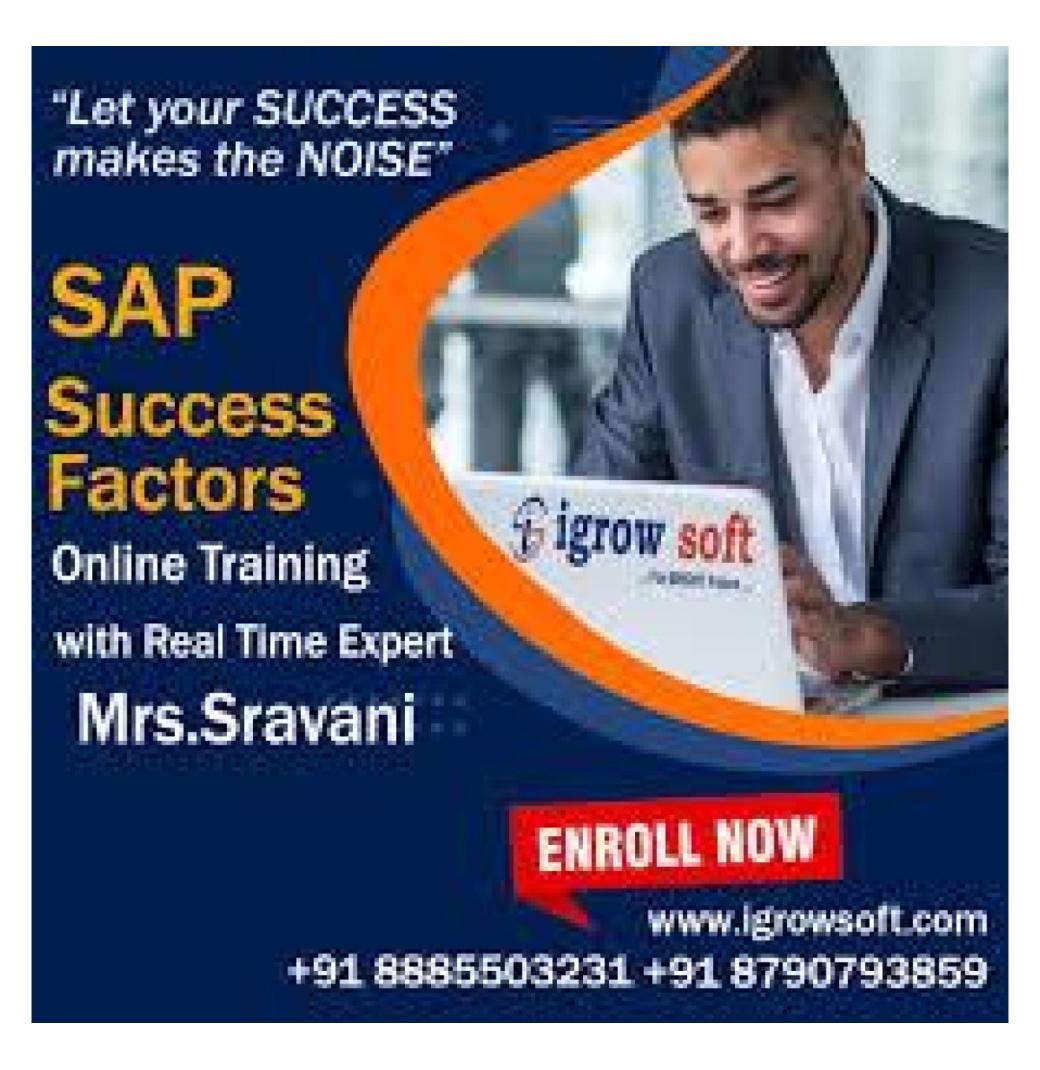  SAP Success Factors training and placement Assistance | Igrowsoft - 2/2