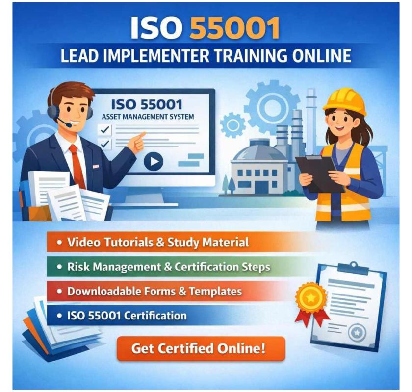 ISO 55001 Lead Implementer Training Online Course