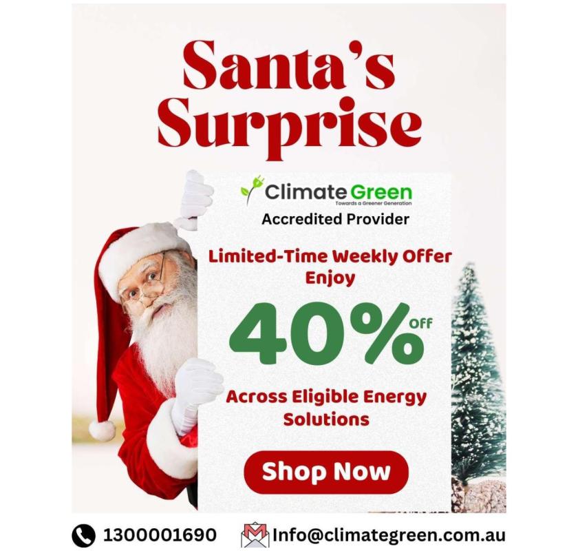 🎅 Santa’s Surprise from Climate Green – Save 40%