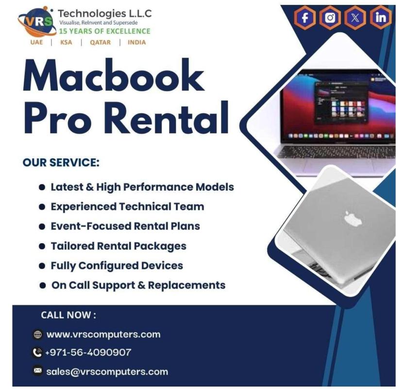 How Does Macbook Pro Rental Support High-Performance Tasks?