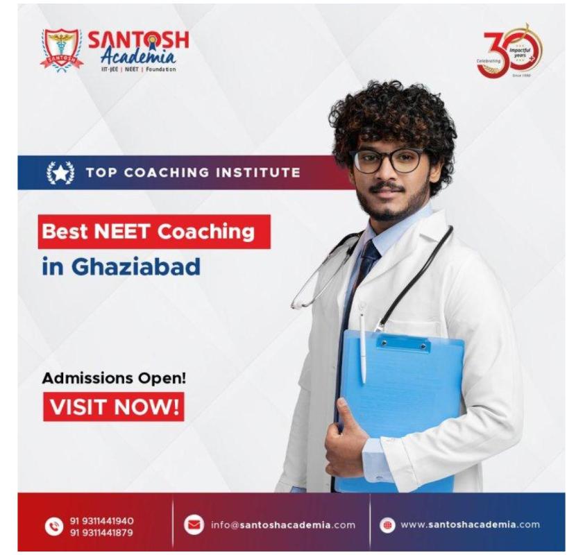 NEET coaching institute for thorough preparation in Ghaziabad