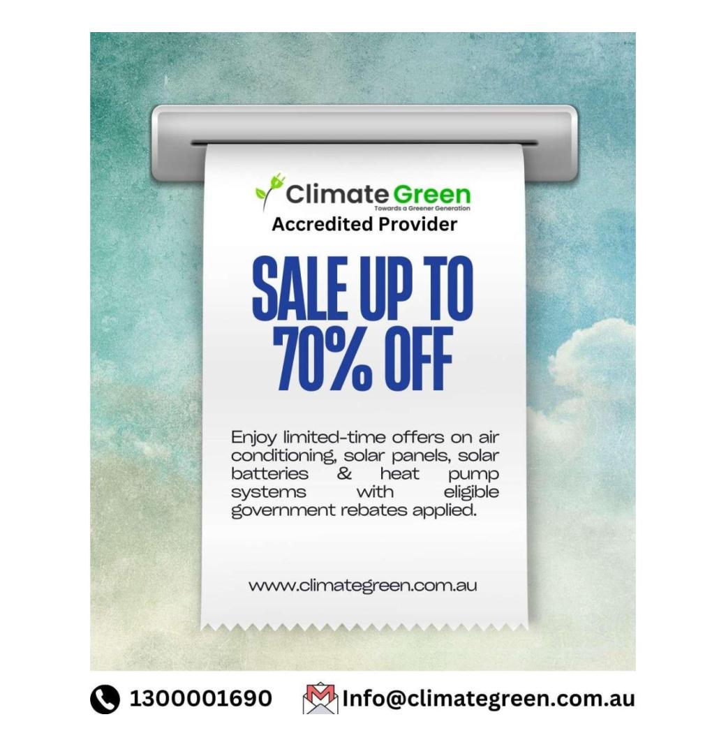 SALE UP TO 70% OFF – ENERGY UPGRADES IN MELBOURNE 
