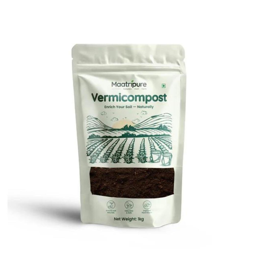 100% Pure Vermicompost – Premium Organic Manure