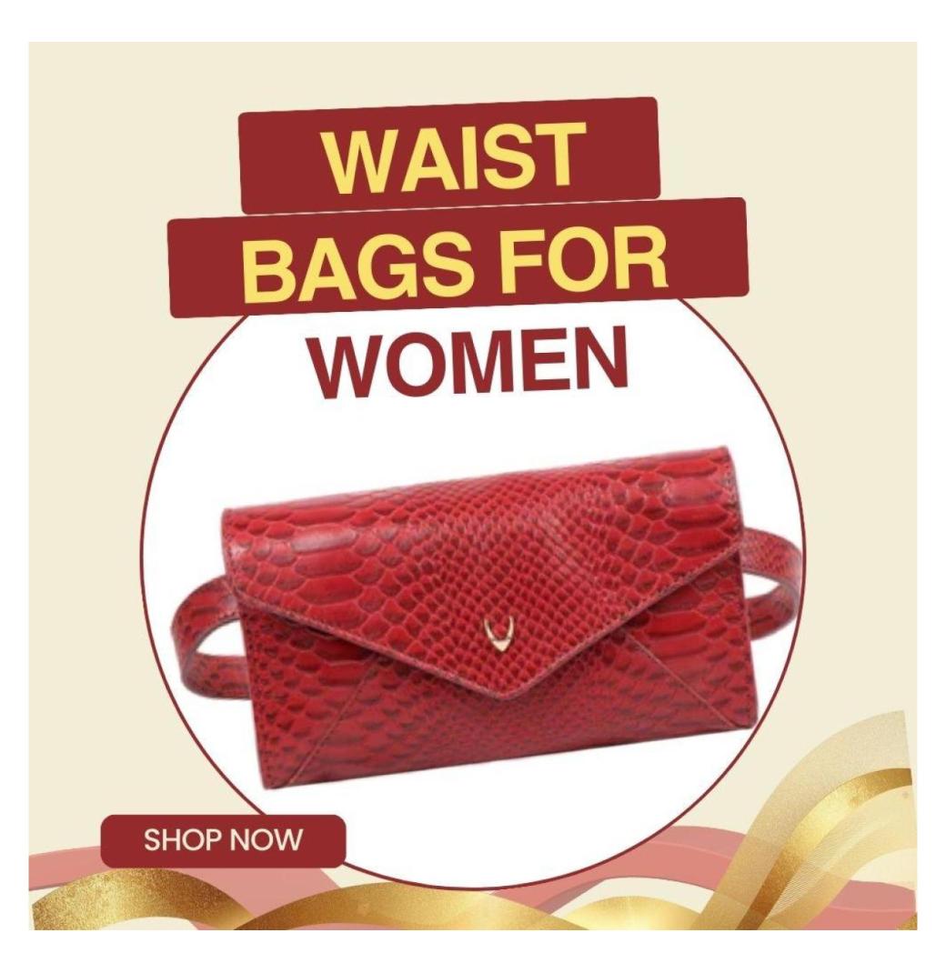 Stylish & Functional Leather Waist Bag for Women 