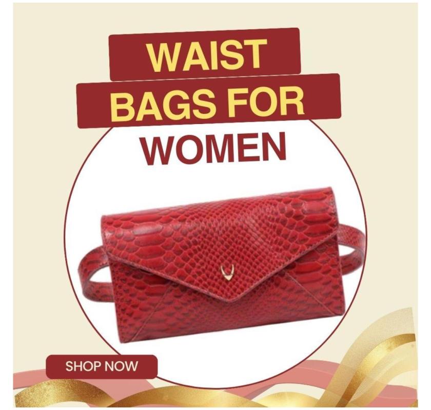 Stylish & Functional Leather Waist Bag for Women 