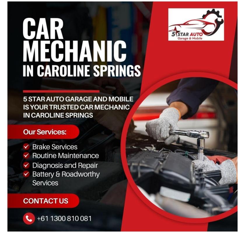 Reliable Car Mechanic in Caroline Springs