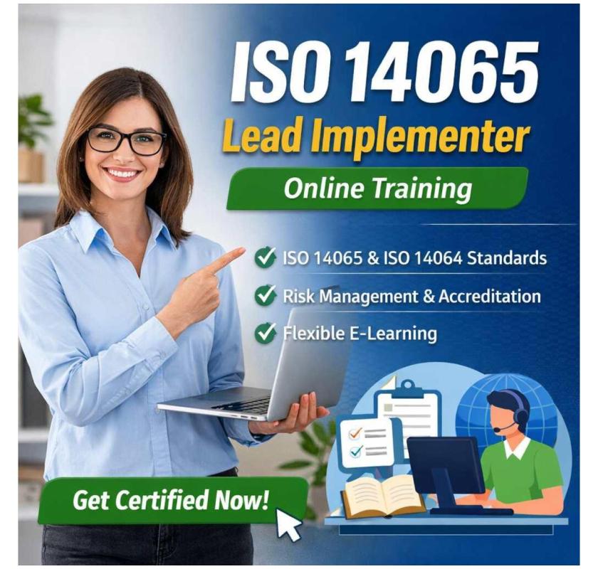 ISO 14065 Lead Implementer Training- Flexible course