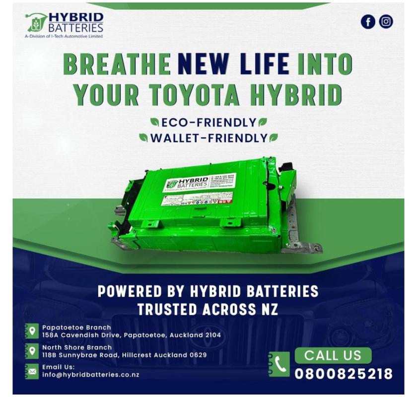 Reliable Hybrid Battery Replacement Near Me in Auckland