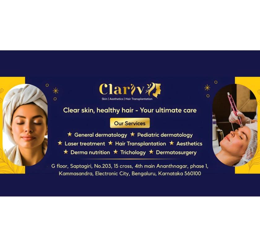 Best Dermatologist in Bangalore – Advanced Skin, Hair Care at Clarivskin.in 