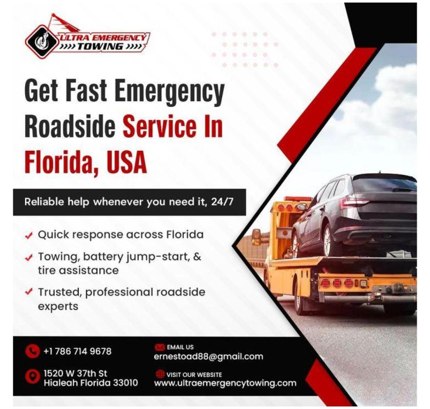 Fast and Trusted Towing Services by Ultra Emergency Towing