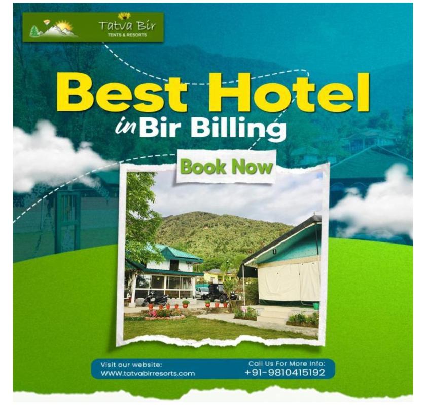 Stay at the Best Hotel In Bir Billing for Luxury & Adventure