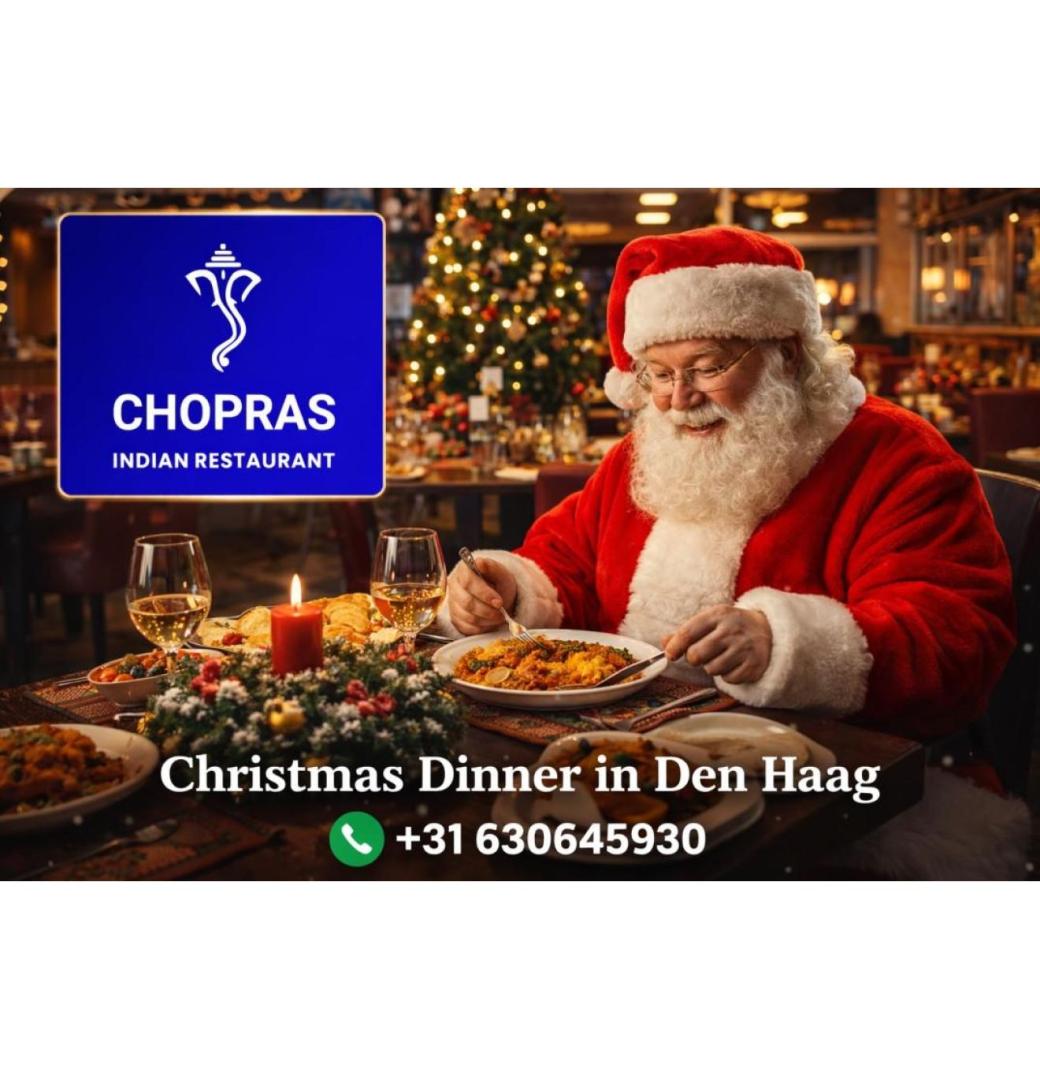 Christmas in The Hague at Chopras Indian Restaurant