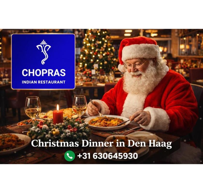 Christmas in The Hague at Chopras Indian Restaurant