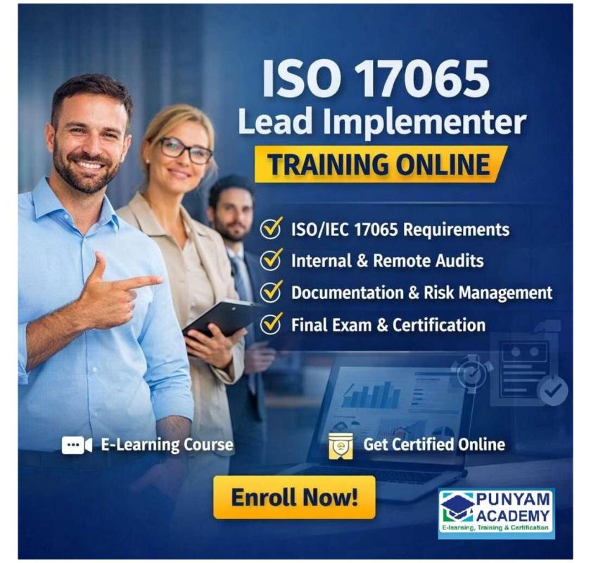 ISO 17065 Lead Implementer Training- Certification Course