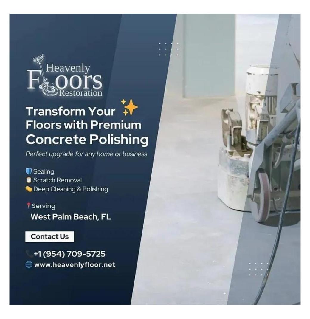 Commercial Concrete Polishing In West Palm Beach, FL